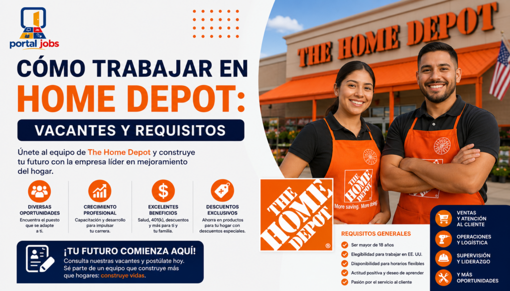 Cómo Trabajar en Home Depot: Vacantes y Requisitos